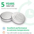 CR1632 Battery 3V Lithium Battery 10 Count Pack CR1632 Batteries for Car Key Fob, Keyless Remote, Sensors - CR 1632 Coin Cell Batteries - 5 Years ...