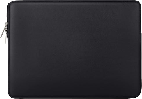 RAINYEAR 13 Inch Laptop Sleeve Soft PU Leather Case Water Resistant Padded Cover Bag Compatible with 2021 2022 MacBook 13.6" M2 A2681 13.3" A2338 ...
