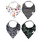 Copper Pearl 4 Pack Soft Cotton Baby Bibs for Drooling and Teething, Absorbent Drool Bibs for Baby Girl and Boy, Adjustable to Fit Newborns to Tod...