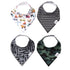 Copper Pearl 4 Pack Soft Cotton Baby Bibs for Drooling and Teething, Absorbent Drool Bibs for Baby Girl and Boy, Adjustable to Fit Newborns to Tod...