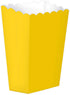 Adorable Yellow Sunshine Small Scalloped Popcorn Box - 5.25" x 3.75" (5 Pieces) - Ideal for Birthday, Party Favors, Celebrations & More...