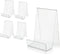 ZOEY Acrylic Book Easel Stand with Ledge Clear Easels Plate - 5 Pack for Books Display, Music Sheets, Artworks, CD, Tablet Holder (Small)...