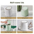 Mini Desktop Trash Can with 90 Trash Bags, Press-Type Countertop Wastebasket with Lid, Small Plastic Garbage Can for Bathroom Bedroom Living Room ...