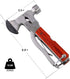 Camping Gear Multitool, Cool & Unique Birthday Gifts for Men Dad Husband Boyfriend, 18-in-1 Survival Gear for Outdoor Hunting Hiking, Emergency Es...