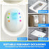 6Pcs Toilet Bowl Cleaner, 6 Kinds of Scent Toilet Cleaner Gel Stamp Kit for Bathroom Clean, Flower Toilet Gel Stamp,Toilet Stamp Cute Shape Includ...