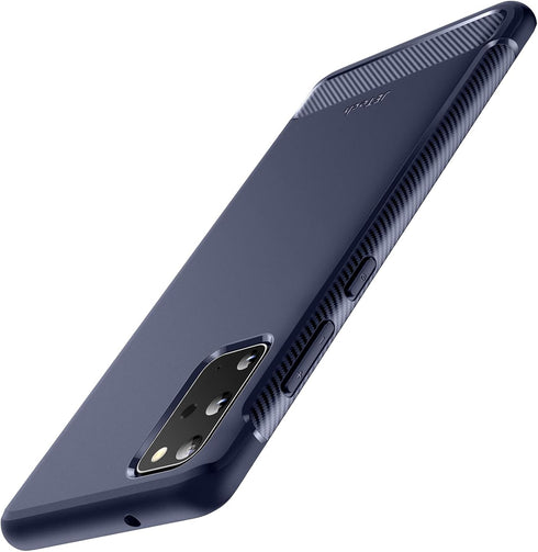 JETech Slim Fit Case for Samsung Galaxy S20 FE 5G 6.5-Inch, Thin Phone Cover with Shock-Absorption and Carbon Fiber Design (Blue)...