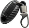 ontto 5 Buttons Keycase Fit for Nissan Remote Key Fob Cover Fit for Infiniti Carbon Texture Black...