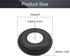 Fielect 3 inch RC Model Airplane Super Light Sponge Tire Tail Wheel Tire and Wheel Sets for RC Car Airplane PU Sponge Tire with Plastic Hub 2 Pcs...