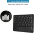 Cuifati Ultra-Slim Mini Wireless Touchpad Keyboard, All-in-One Wireless Keyboard with Built-in Multi-Touch Trackpad for Smart TV HTPC PC Tablet Go...