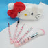5PCS Kitty Makeup Brush with Kitty Cat Headband-Cosmetic Makeup Brush Set Professional Tool Kit Set Brush Set Best Gift for Young Girl Women...