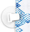 4 PCS Shower Curtain Clips, Shower Windproof Splash Guard - Self Adhesive Shower Curtain Weight Clip (White)...