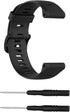 3-Pack Silicone Bands for Garmin Forerunner 945 Smartwatch Replacement Strap (Black, White, Green)...