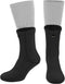 281Z Hiking Warm 6 inch Liners Boot Socks - Military Tactical Outdoor Sport - Polartec Fleece Winter Socks (Medium, Black)...