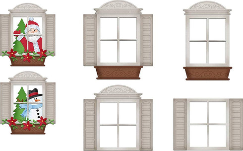 CottageCutz CC-357 Dies-Window W/Shutters 2.4 inches to 3.8 inches , White...