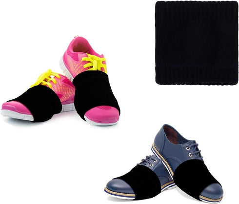 2 Pairs dance socks over sneakers,Dance Socks for Shoe,Dance Socks on Smooth Floors,Ballet dancers turning socks,Dance Shoe Cover...