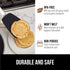 Gorilla Grip Nonstick Heat Resistant BPA-Free Silicone Spatula, Non Scratch Flexible Head for Pans, Slip Resistant Soft Rubber Handle, Stainless S...