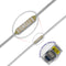 VG_S 5 pcs. of ELCUT UMI Microtemp Thermal Fuse Axial Type 123 TF Cutoff 130C 2A 250V......