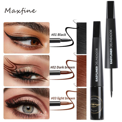 AKARY Dip Eyeliner Waterproof 24H Longlasting, Black Liquid Eyeliner Quick Drying, Colored Eye Liner Pencil for Women Bold & Natural Eye Make Up w...