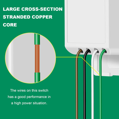 Smart Switch by Martin Jerry, Single Pole, Smart Home Devices That Work with Alexa, 2.4G WiFi, Need Neutral Wire, Not Dimmer......