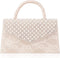Pearl Clutch Bride Bag and Lace Eenvelope Purse for Women Evening Prom Clutch Handbags Beaded Wedding Purses for Women Formal Clutch Purse,Beige...