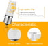 Whirlpool Microwave Lights Under Hood E17 Base - LED Bulb 125V Fits Maytag Kenmore GE Amana Over The Range Microwave - Pack of 2 (3W, Daylight Whi...