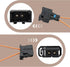 2 PCS Automotive Fiber Optic Short Circuit Test Ring, Female and Male Fiber Optic Bypass Loop Adapter Connectors, Audio Test Diagnostic Equipment ...