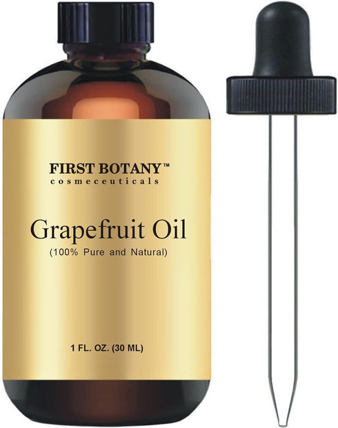 100% Pure Essential Oil - Premium Oil for Aromatherapy, Massage, Topical & Household Uses - 1 fl oz (Grapefruit)...