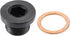 X AUTOHAUX M18x1.5 Steel Engine Oil Drain Plug Screw with Gasket for BMW 545i 550i 650i 750i 760i X5 X6 E60 E63 for Mazda 3 5 6 CX-5 CX-7 RX-8 Bla...