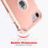 IDweel for iPhone 8 Case with Tempered Glass Screen Protector, for iPhone 7 Case, 3 in 1 Shockproof Slim Hybrid Heavy Duty Hard PC Cover Soft Sili...