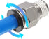 PNEUMATIC Elbow and Straight Combination 1/2 Inch Tube OD x 1/4 NPT Thread Push to Connect Fittings PC-1/2-1/4+PL-1/2-1/4(Pack of 12) (12, 1/2-1/4...