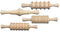 Creativity Street Clay and Dough Pattern Rolling Pin Set, 6 Inches, Wood, Set of 4...