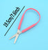 Squeeze Scissors, Lefty Support Loop Scissors for Toddlers?8 Inch Adaptive Design Preschool Training Scissors (3, Green+Pink+Yellow)...