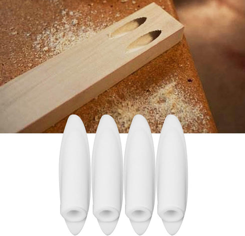 100pcs 9.5mm Plastic Oblique Hole Opener, Wood Plugs for Pocket Hole Jig Wood Working Tool Accessories(white)...