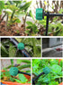 100Pcs 360 Degree Adjustable Irrigation Drippers Sprinklers, 1/4 Inch Emitters Drip for Watering System(Green)...