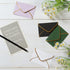 100 Pieces Mini Gift Card Envelopes Colorful V Flap Small Envelopes with Gold Border for Blank Note Cards, Business Gift Cards (4 x 2.7 Inches, Bl...
