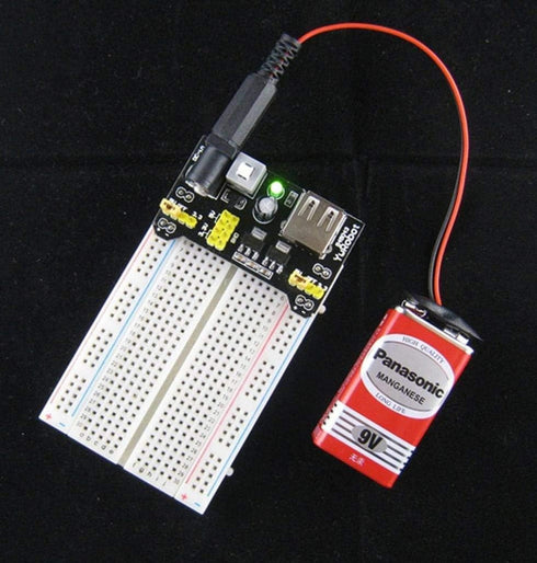 HiLetgo 5pcs 3.3V 5V Power Supply Module for MB102 102 Prototype Breadboard DC 6.5-12V or USB Power Supply Module...