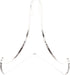 Plymor Small Clear Acrylic 60-Degree Angle Easel With Deep Support Ledges, 3" H x 3.125" W x 2.5" D...
