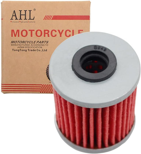 AHL 207 Oil Filter for Suzuki RMZ450 RMZ 450 449 2005-2015, RMX450Z 450 2010-2012, RMZ250 RMZ 250 249 2010-2019,RMZ450 450 2005-2009,TU250X 249 20...