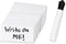 Blue Summit Supplies 25 Dry Erase Magnetic Labels, 2” x 4” Erasable Magnet Labels for Whiteboard, Shelf Label, and Other Magnetic Surfaces at Home...