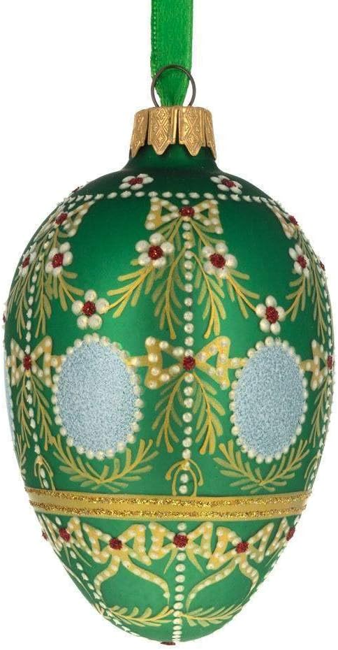 1908 Alexander Palace Royal Egg Glass Ornament 4 Inches...