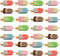 Fundiyoug 30 Pcs Ice Cream Charm Rainbow Resin Ice-Lolly Pendants Mini Popsicle Flatback Charms for DIY Earring Keychain Necklace Bracelet Jewelry...