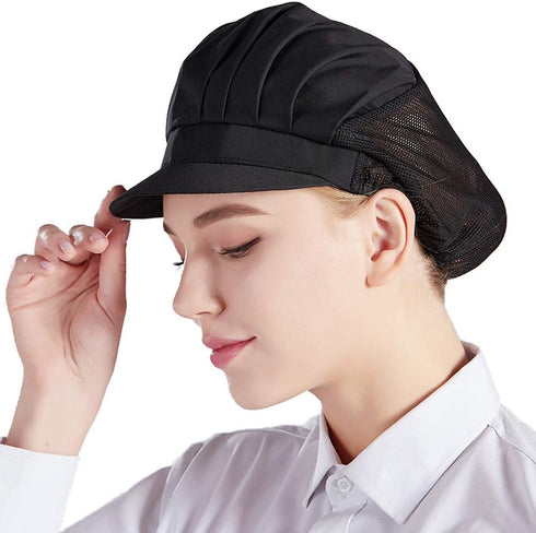 Nanxson 3pcs Chef Hat Kitchen Cooking Chef Cap Food Service Hair Nets CF9033...