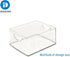 iDesign Recycled Plastic Cabinet and Pantry Storage Bin with Integrated Handles – 10” x 8” x 5”, Clear Bin...
