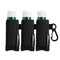 WKieason Lip Balm Sleeves Holder Keychain 3pcs Clip on Chapstick Keychain Holder Pouch Tight-Knit Elastic Lipstick Key Chain Holder (Black)...