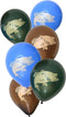 Gone Fishin' Party Balloons (6 pcs.)! 6-pack of 12" Latex balloons in 3 vibrant colors. Tone-matching| Largemouth Bass print on Both Sides. by Hav...