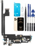 Charging Port Replacement for iPhone 12 Pro Max USB Dock Connector Flex Cable Microphone Replacement for iPhone 12 Pro Max with Tools...