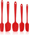 Silicone Rubber Spatula Set for Baking,Rubber Kitchen Utensils,Food Grade BPA-Free for Nonstick Cookware, Heat Resistant Spatula for Cooking & Mix...