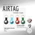 Apple AirTag Holder Keychain Case Waterproof Silicone Cover with Metal Lobster Clasp for AirTag Tracking...