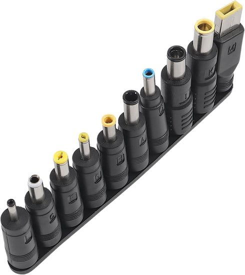 Universal 10Pcs DC 5.5x2.1mm Connectors Plug Kit Laptop Notebook Input DC Plug Set DC Power Adapter Connector Female Adapter Base...