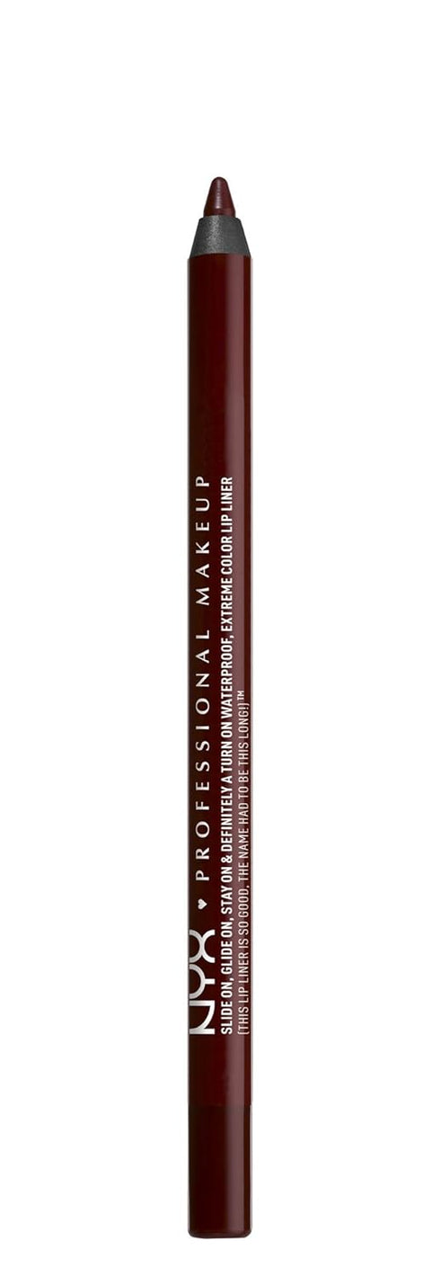 NYX PROFESSIONAL MAKEUP Slide On Lip Pencil, Lip Liner - Dark Soul (Deep Wine Red)...